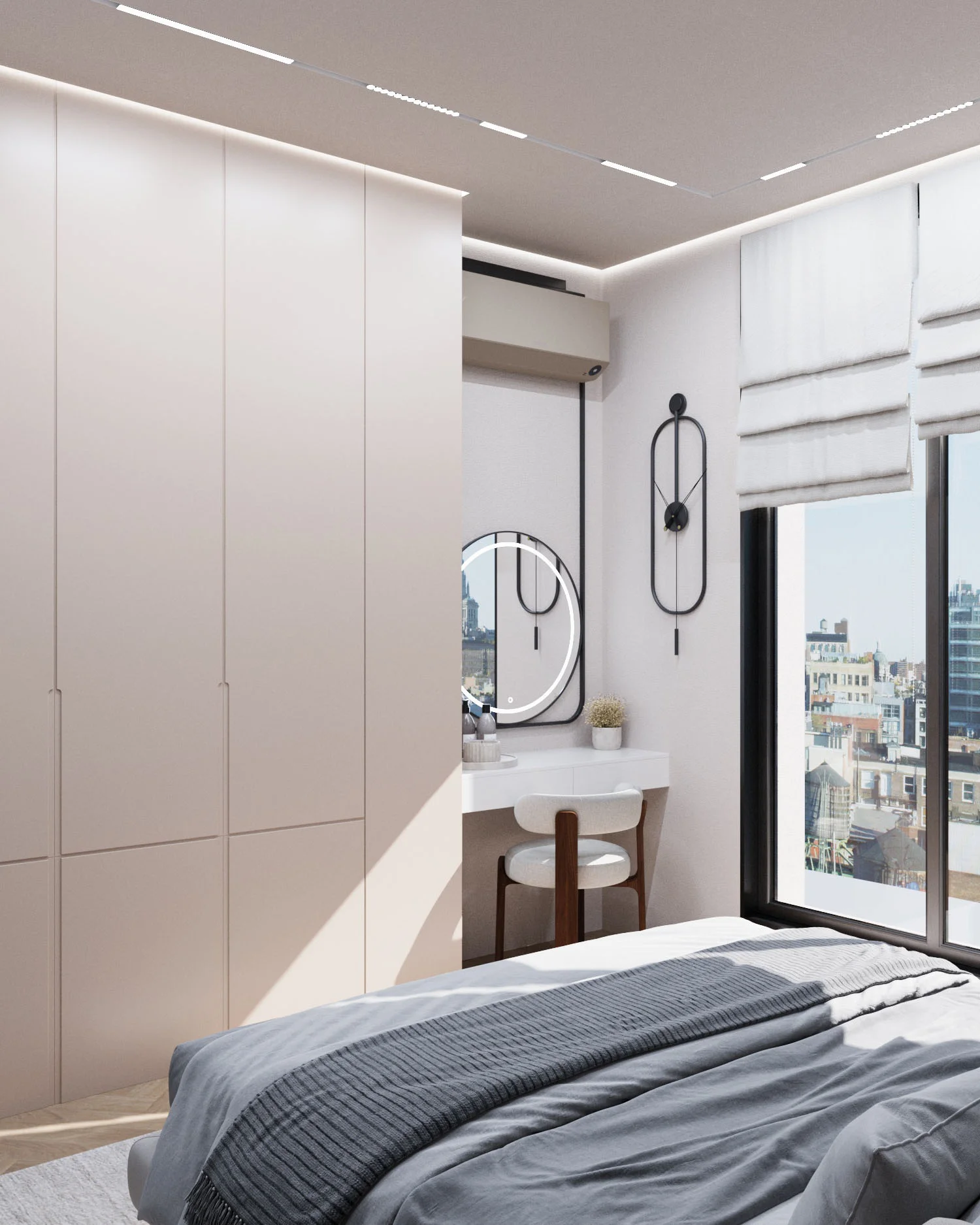 Квартира под сдачу - хай-тек - спальня 6